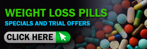 Sample diet pill offers with a free trial offer.